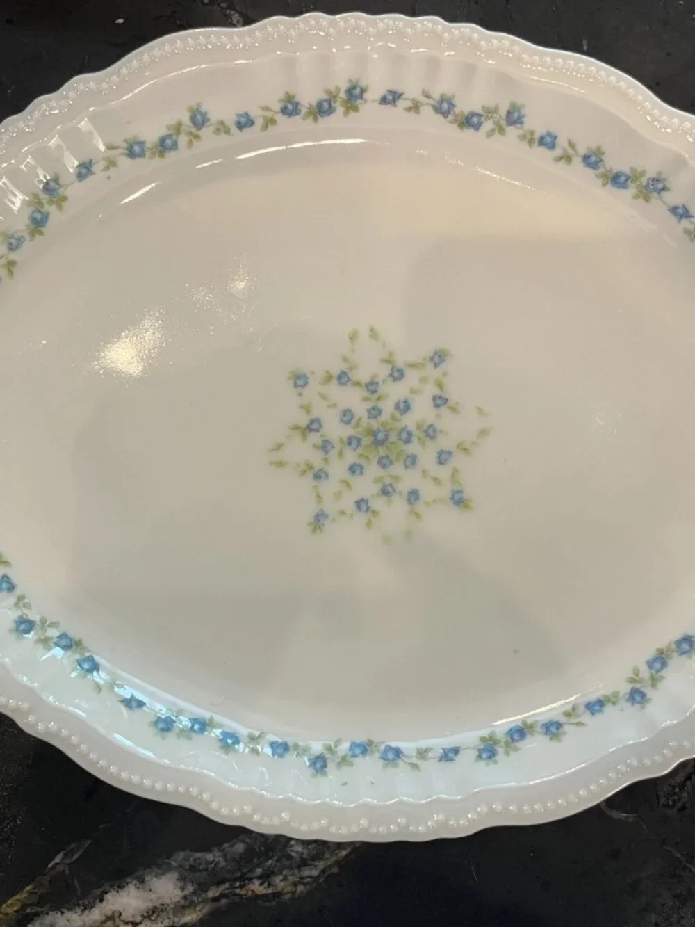 Vintage Victoria Austria Porcelain Oval Platter